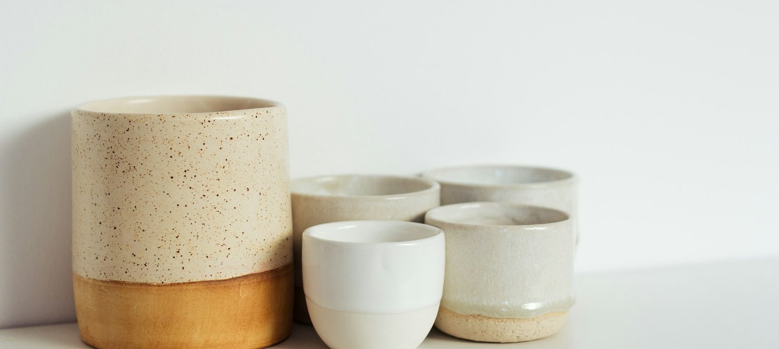 Handcrafted ceramic cups
