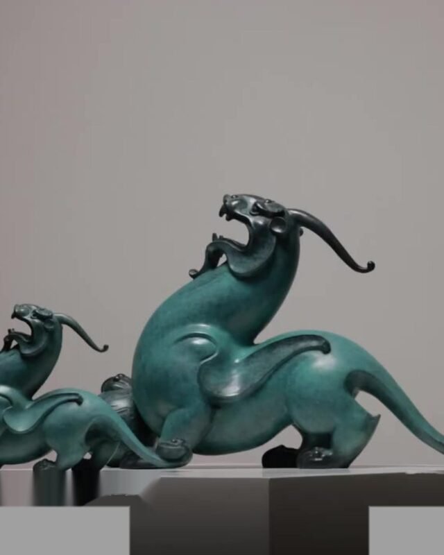 Cast Bronze Pixiu · Tianyou